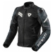 Rev'it! Jacket Apex Air H2O Black/White Textilní bunda