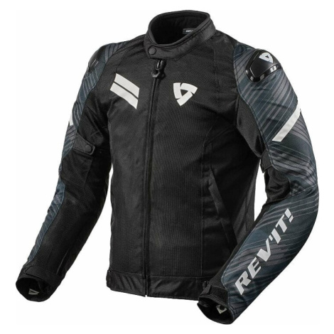 Rev'it! Jacket Apex Air H2O Black/White Textilní bunda