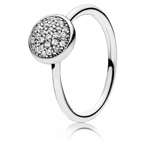 Pandora Stříbrný třpytivý prsten 191009CZ