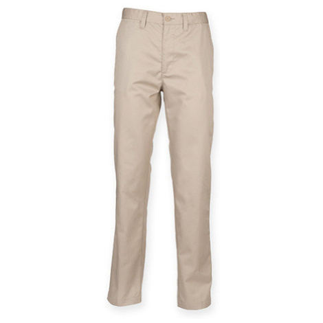 Henbury Pánské chino kalhoty H640 Stone