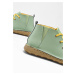 Bonprix BPC SELECTION kožené kotníčkové boty Barva: Zelená