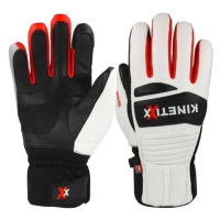 KinetiXx Bradly GTX White/Red Lyžařské rukavice