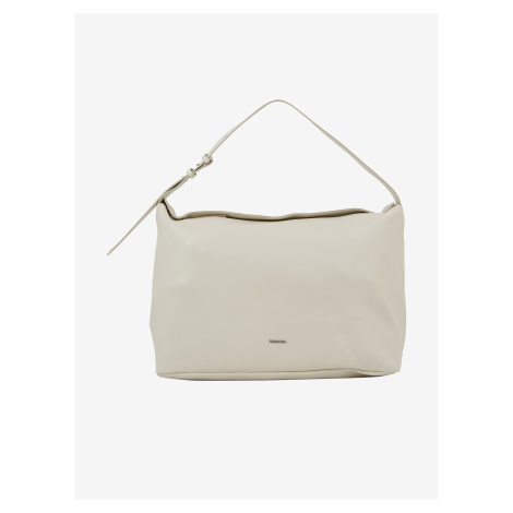 Béžová dámská kabelka Calvin Klein Elevated Soft Shoulder Bag