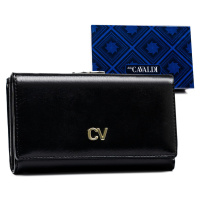 Elegantní dámská peněženka z ekologické kůže s karabinkou