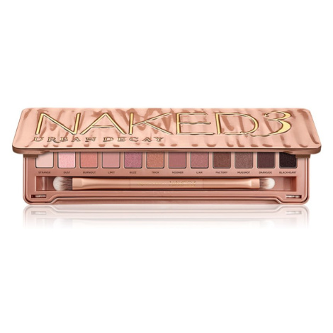 Urban Decay Naked3 paleta očních stínů se štětečkem 12x1,3 g