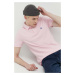 Polo tričko Abercrombie & Fitch růžová barva