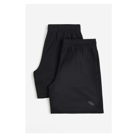 H & M - Sportovní šortky z materiálu DryMove™ 2 kusy - černá H&M