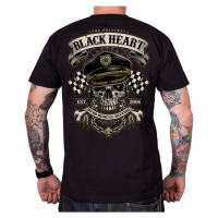 Triko BLACK HEART Old School Racer černá