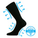 Lonka Oregan Unisex speciální volné ponožky BM000000578500100564 černá
