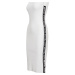 Michael Kors dámské úpletové šaty krémové s logem