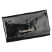 Luxusní dámská kožená peněženka s motýlky Gregorio Sallma, černý