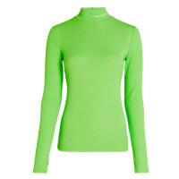 Tričko karl lagerfeld textured lslv t-shirt zelená