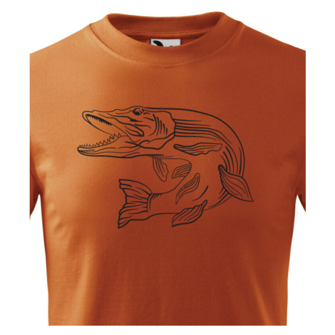 Tričko pro rybáře s motivem štiky - originální potisk s dopravou jen za 52 Kč BezvaTriko