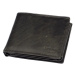 Pánská kožená peněženka šedo-černá