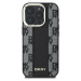 DKNY PU Leather Checkered Pattern Magsafe Zadní Kryt pro iPhone 16 Pro Max Black