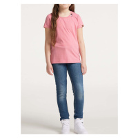 Růžové holčičí basic tričko Ragwear Violka - Holky
