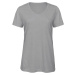 B&amp;C Dámské triko TW058 Heather Light Grey