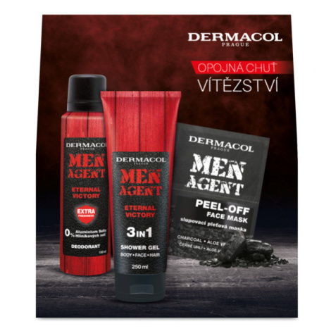 Dermacol Dárkový balíček Men Agent, deodorant, sprchový gel, maska