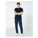 Koton Cargo Jeans with Pocket Detail Buttons Stitching Detail