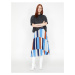 Koton Color Block Skirt