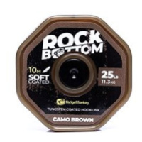 RidgeMonkey RM-Tec Rock Bottom Tungsten Coated Soft 25lb 10m Camo Brown