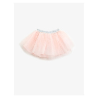 Koton Baby Girl Pink Waist Glitter Tutu Skirt