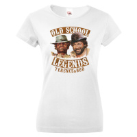 Skvělé dámské tričko s potiskem Old school legends - tričko pro milovníky retro filmů