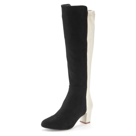 LASCANA Kozačky černá / bílá