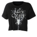 Tričko metal dámské Alice Cooper - Spider Splatter Glow Ink Boxy - ROCK OFF - ACPBT01LB