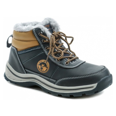 American Club ES46-19 modré zimní dětské boty Modrá