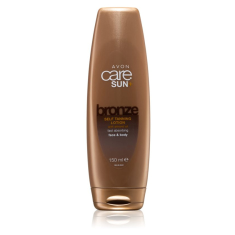 Avon Care Sun +  Bronze samoopalovací mléko na tělo a obličej 150 ml