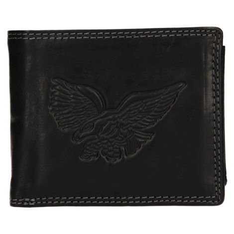 Pánská kožená peněženka SendiDesign Eagle - černá Sendi Design