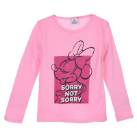 Minnie Mouse - licence Dívčí triko - Minnie Mouse TH1316, růžová Barva: Růžová