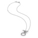 Pandora Stříbrný náhrdelník Double Hoop T 399039C01-45