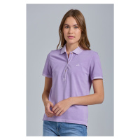 POLOKOŠILE GANT D2. SUNFADED SS POLO PIQUE fialová