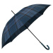 Samsonite Holový poloautomatický deštník Wood Classic S - tmavě modrá