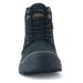 Kožené boty Palladium Pampa Shield Wp Lux dámské, černá barva, na plochém podpatku