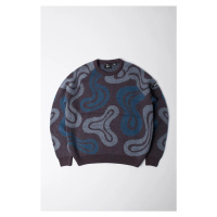 Svetr z vlněné směsi by Parra Stupid Lava Lamp Knitted Pullover pánský, vínová barva, 52415