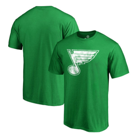 St. Louis Blues pánské tričko green St. Patrick´s Day White Logo Fanatics