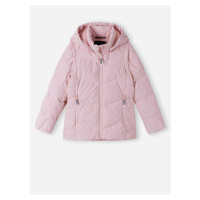 Světle růžová holčičí multifunkční bunda s odepínacími rukávy Reima Porosein