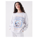 LC Waikiki Crew Neck Printed Long Sleeve Oversize Women's Sweatshirt