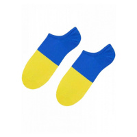 More 098 033 Two colours žluté/modré Pánské kotníkové ponožky