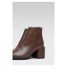 Kotníkové boty Gino Rossi I22-27890PE–ISA Přírodní kůže (useň) - Lícová