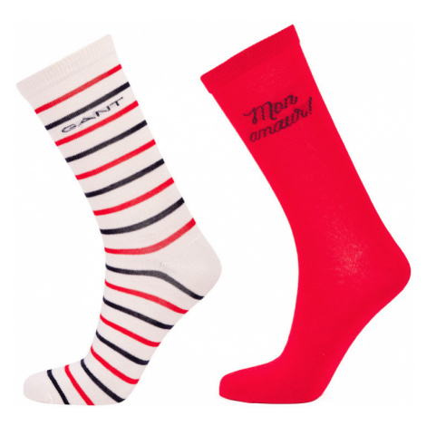 PONOŽKY GANT D1. QUOTE AND STRIPE SOCK GIFT BOX