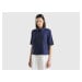 Benetton, Short Shirt In Pure Linen