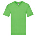 Green T-shirt Original V-neck Fruit of the Loom