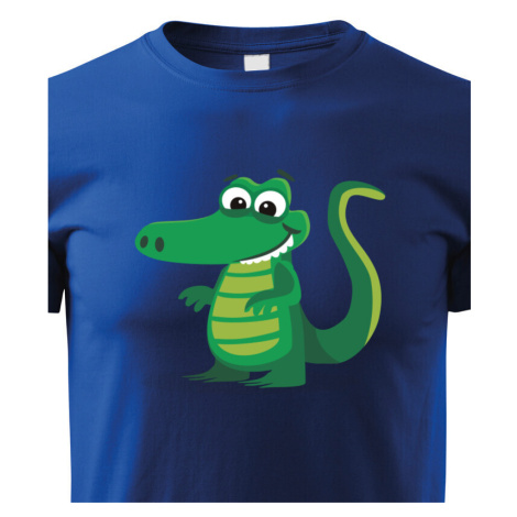 Dětské tričko s potiskem krokodýla - tričko pro milovníky zvířat BezvaTriko