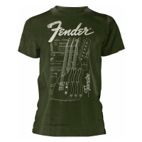 Fender tričko, Telecaster Dark Green, pánské
