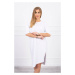 Oversize šaty bílé