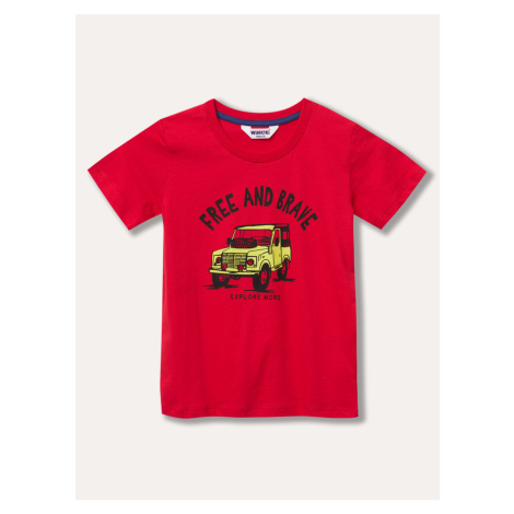 Chlapecké tričko - Winkiki WKB 31123, červená Barva: Červená